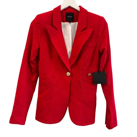 Smythe Classic Duchess Blazer Red - Picture 6 of 10